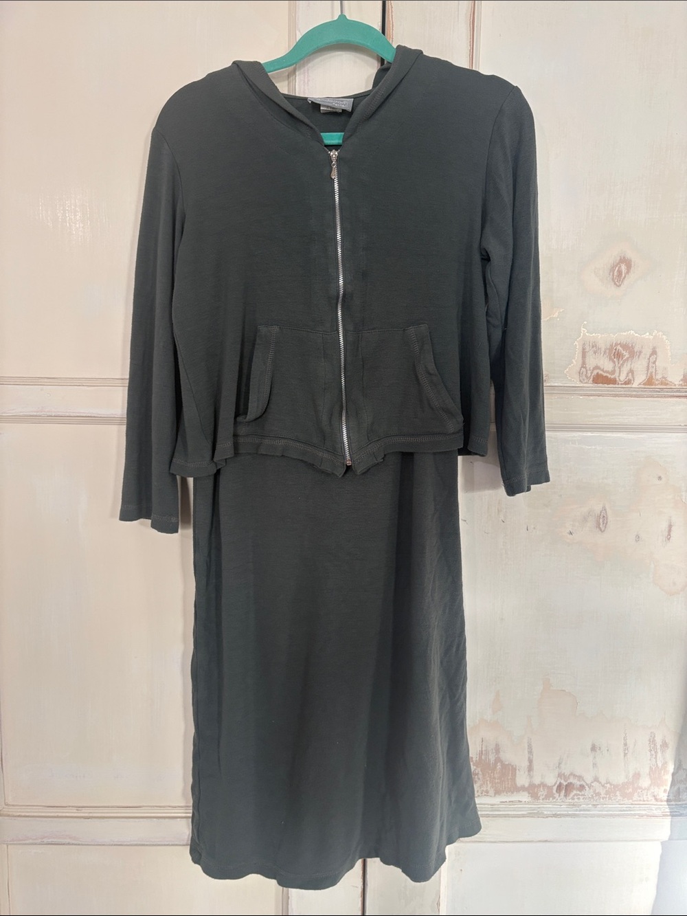 Classic Black Hooded Zip-Front Jacket